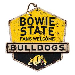 Jardine - Bowie State Bulldogs Fans Welcome Sign - Yellow
