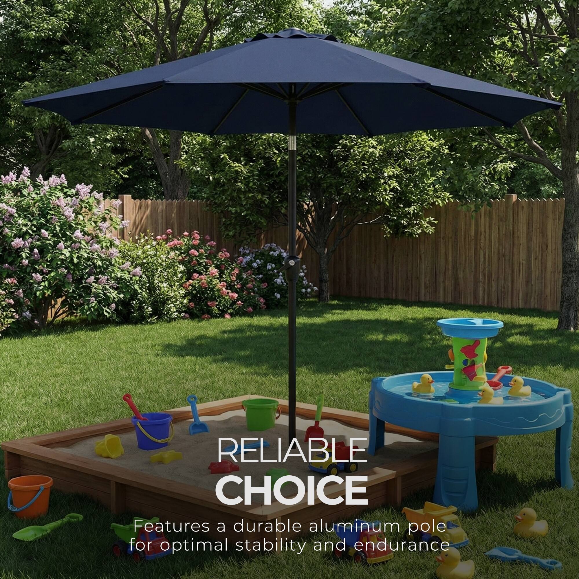 RELIABLE CHOICE  
Features a durable aluminum pole for optimal stability and endurance