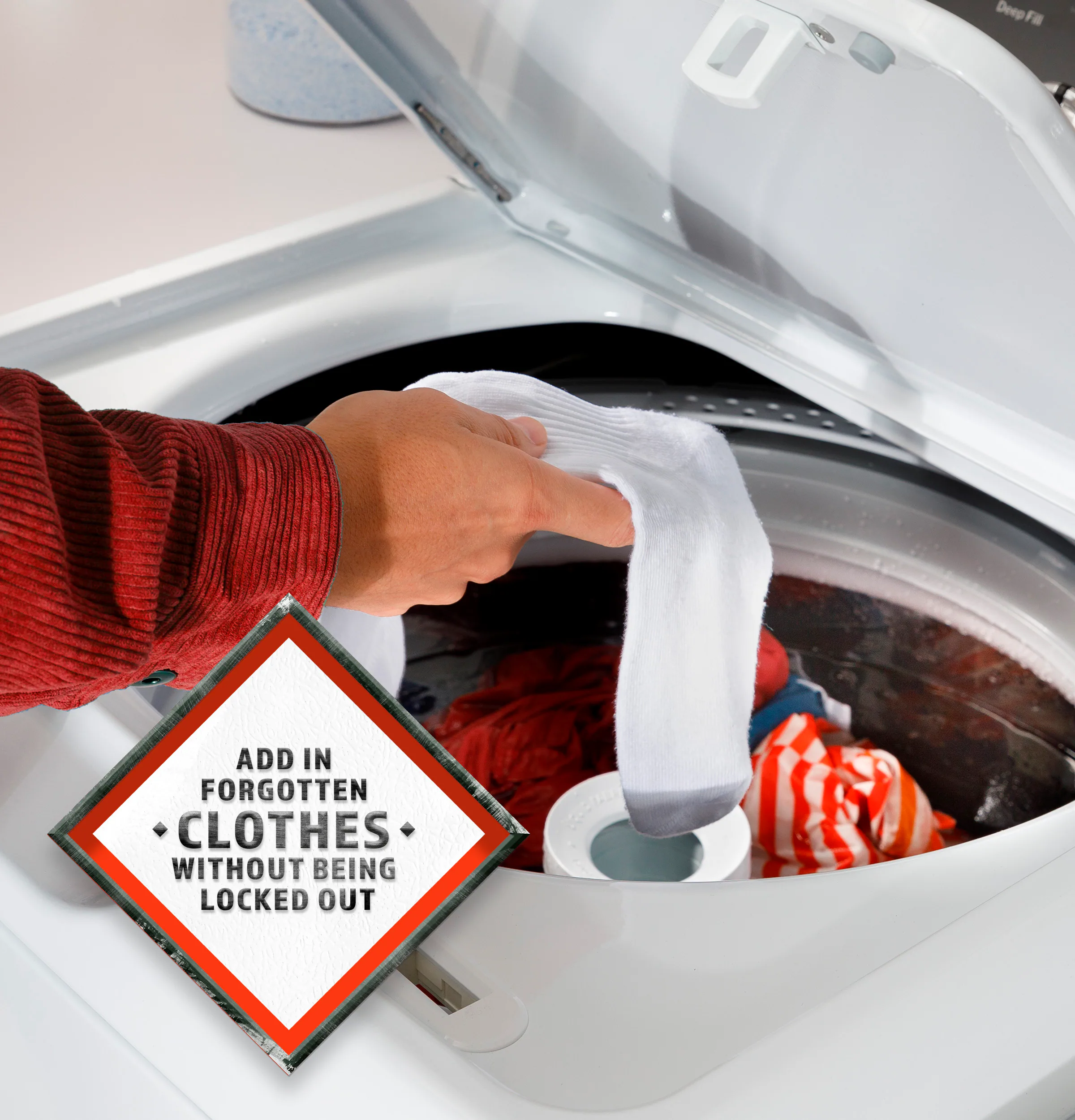ADD IN FORGOTTEN CLOTHES WITHOUT BEING LOCKED OUT