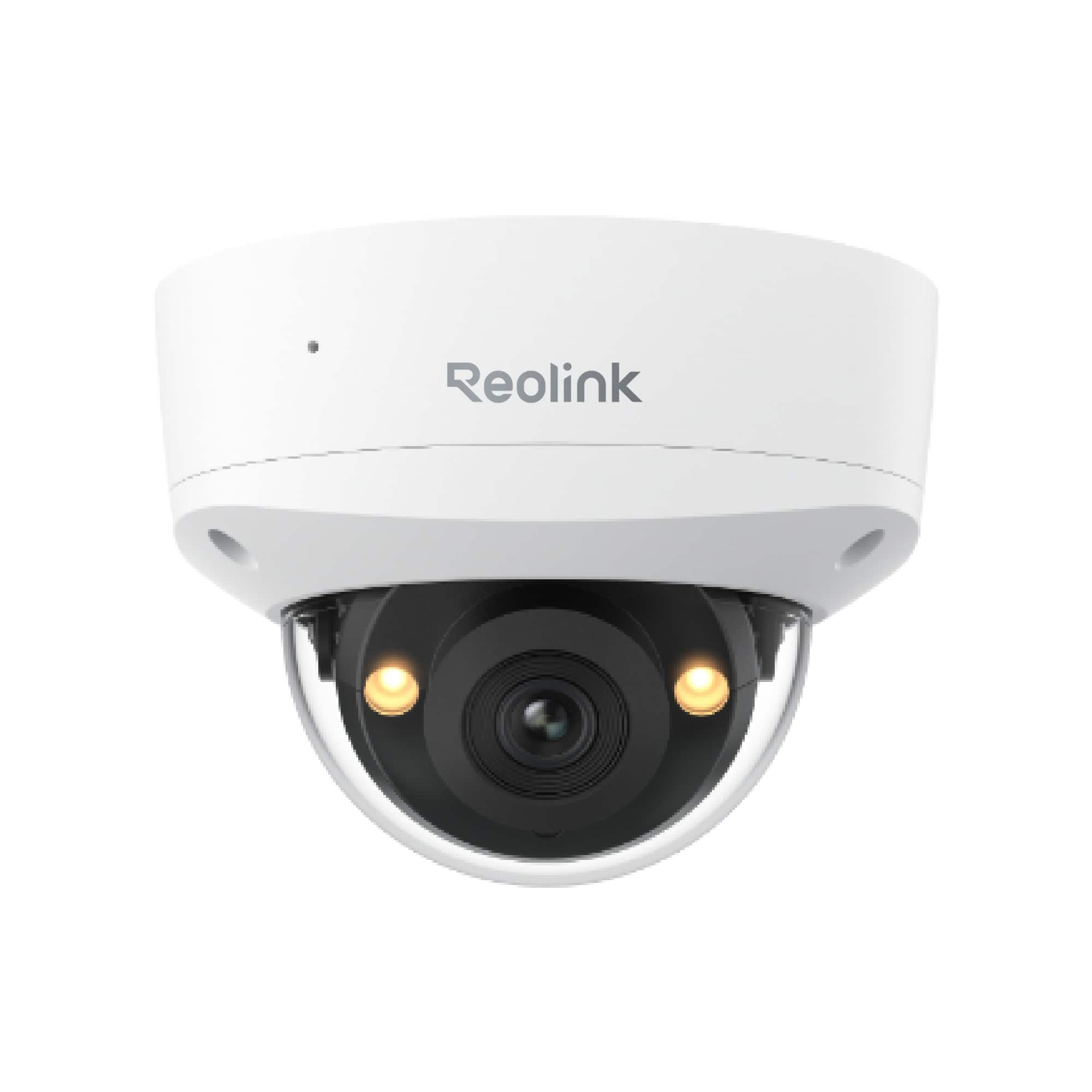 Reolink - RLC-840A 4K 8MP 125° Security PoE Camera Color Night IK10 Vandal-Proof, 2-Way Audio, Person/Car/Animal Detection - White