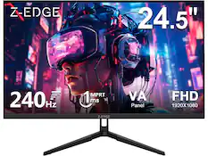 Z-EDGE 24.5" 240Hz MPRT 1ms VA Panel FHD 1920x1080