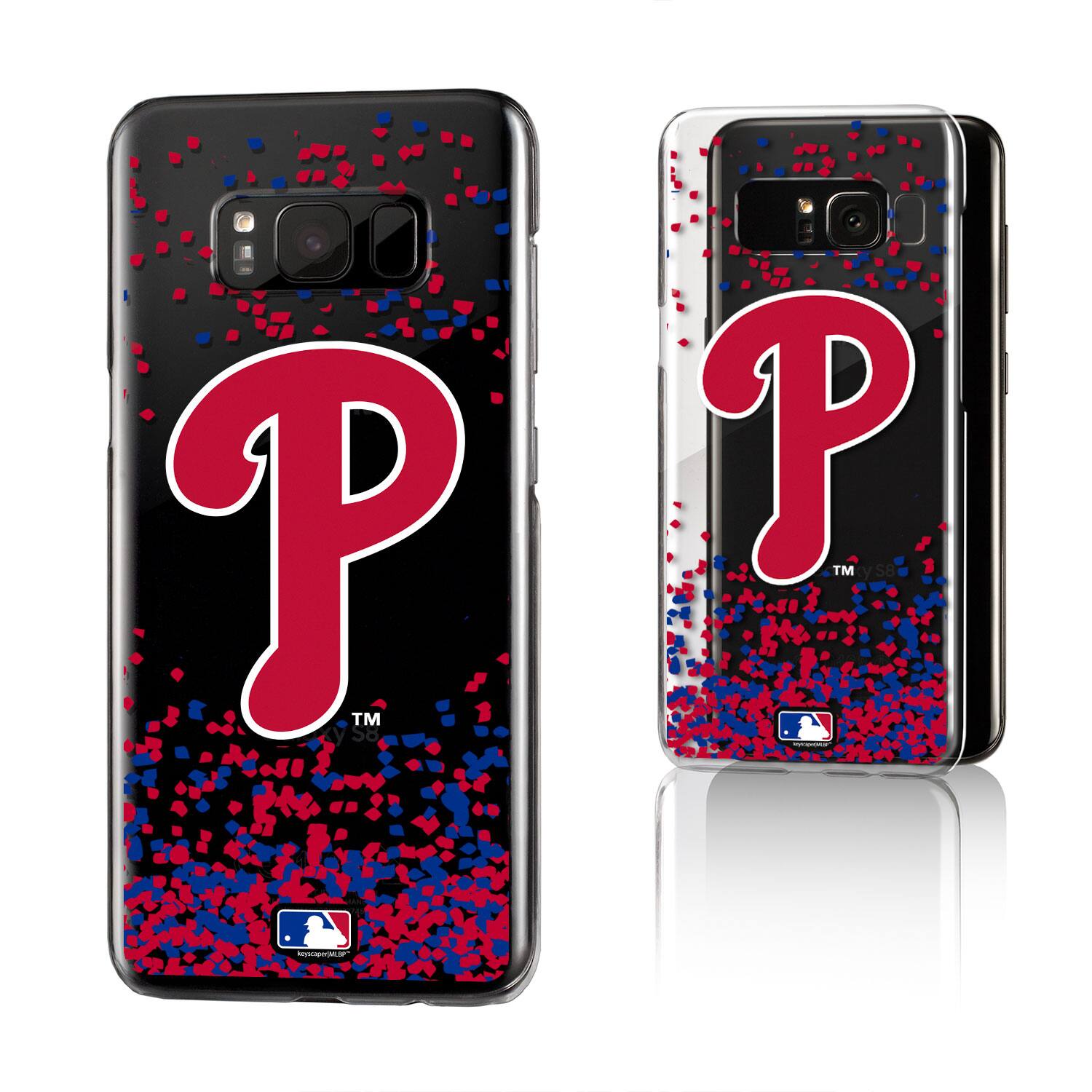 Keyscaper - MLB - Philadelphia Phillies - Galaxy S8 Confetti Design Clear Case - S23 Ultra - Multicolor price history on PriceWatchPro