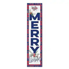 Jardine - Detroit Mercy Titans 12'' x 48'' Outdoor Merry Christmas Leaner - White