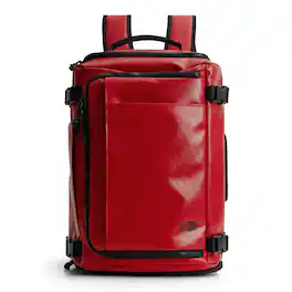 Bagsmart - Blast 38L Expandable Travel Backpack, Flight Approved Carry On Laptop Backpack with USB Port for Men Women - Red