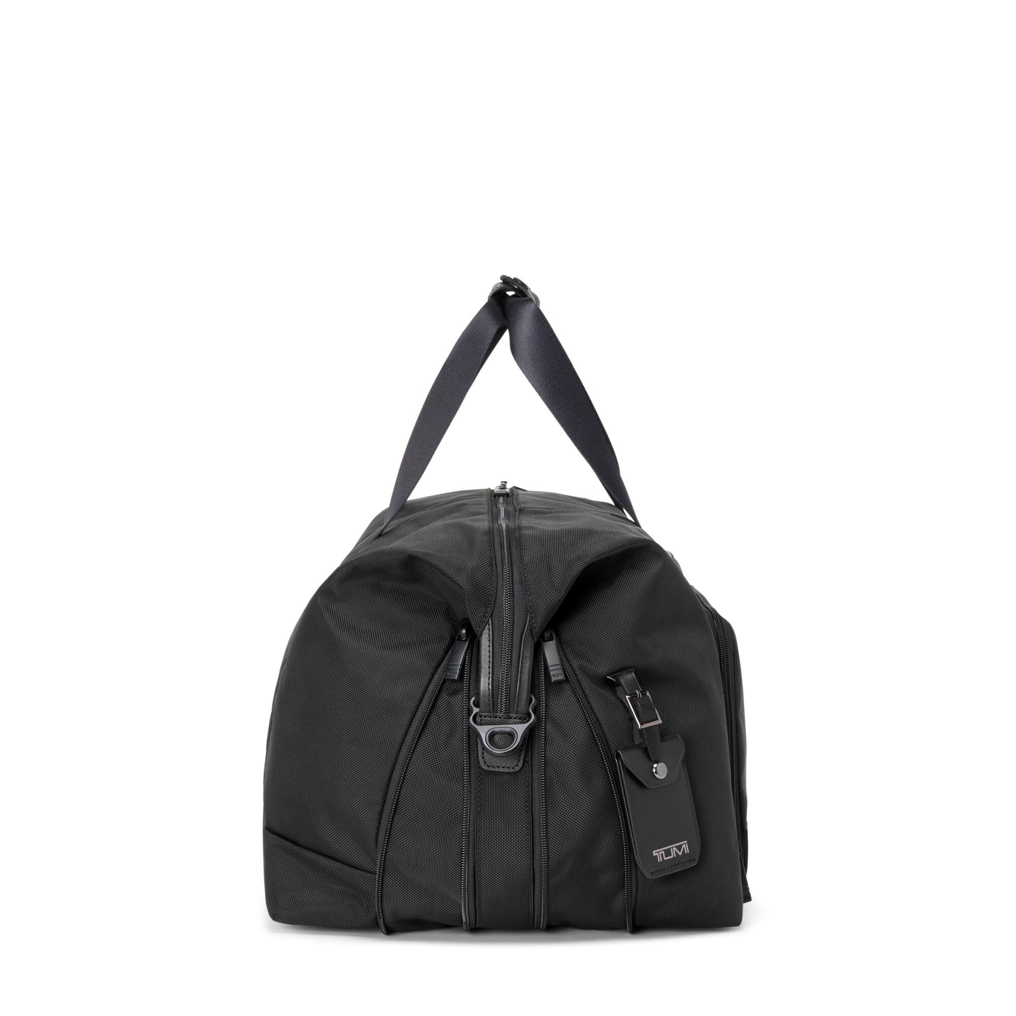 Back. TUMI - Alpha Double Expansion Duffel Bag - Black.