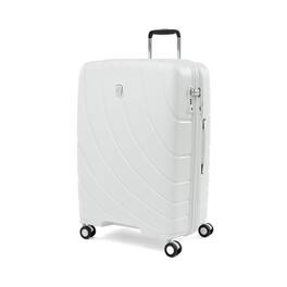 Atlantic - Convertible Medium to Large Checked Expandable Hardside Spinner - Shell White
