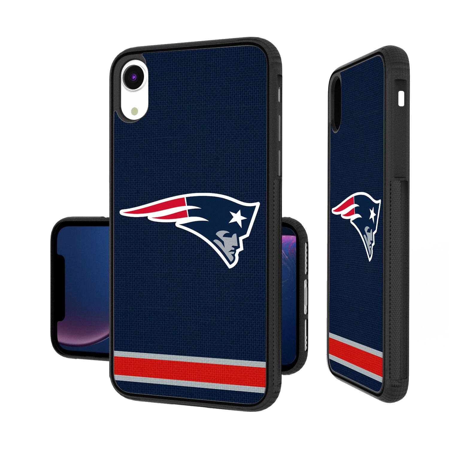 Keyscaper - NFL - New England Patriots - iPhone Stripe Design Bump Case - 14 Pro Max - Multicolor price history on PriceWatchPro