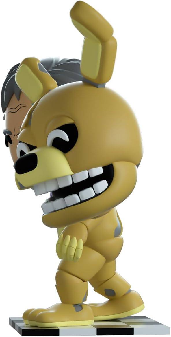 Alt View 5. Youtooz - Youtooz: FNAF Movie Collection [Yellow Rabbit Vinyl Figure #48] Interchangeable Heads.