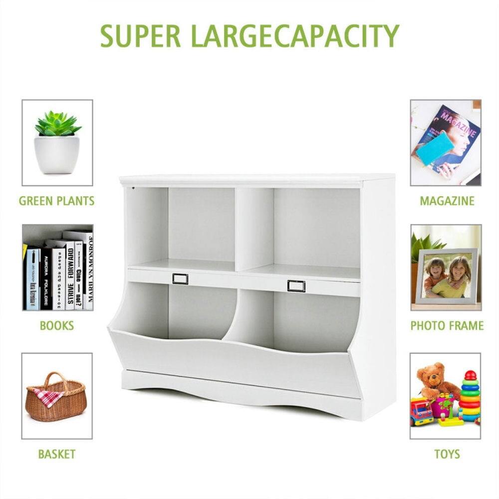 SUPER LARGE CAPACITY

- GREEN PLANTS
- MAGAZINE
- BOOKS
- PHOTO FRAME
- BASKET
- TOYS