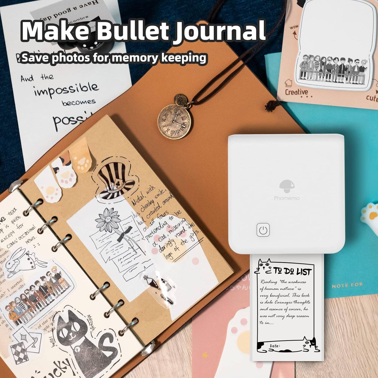 Make Bullet Journal  
Save photos for memory keeping  
And the impossible becomes possible  

Reading the weaknesses of human nature is very beneficial. This book is a collection of Carnegie's thoughts and essence of courage, he was not very deep reason to say...  

Date:  

NOTE FOR  

Creative  
cute  

Nidal, with smile, cheeky paricoo tea quie his crauted fours to be e had all is for on phiwaDie de R occesioal pretordering round xcpt heas cat, the gir cass' : a daringly of v busite legs that y non snorted I milt- ? Auote F sh star 520 of A apie toled S Eneky! Phomemo E TO Do LIST Rending e wondeess of hmn mafiste" - vesy bamoficial This lock - dole Carnogie thonght and nasemee of casces, he MN Fhurr very deap SAERI  

...