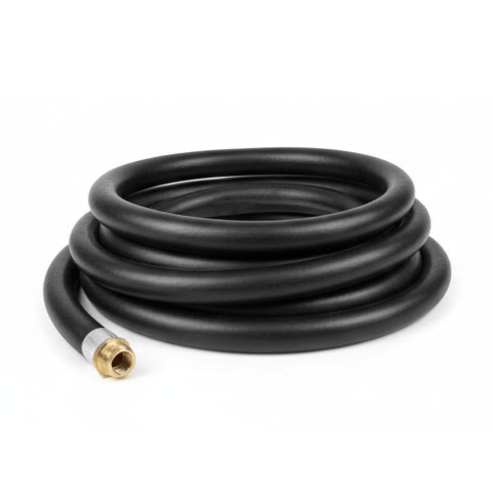 Alt View 1. Apache - Apache 98108555 14 Foot x 1 Inch NPT Farm Fuel Transfer Hose w/ Male Ends, Black - Black.