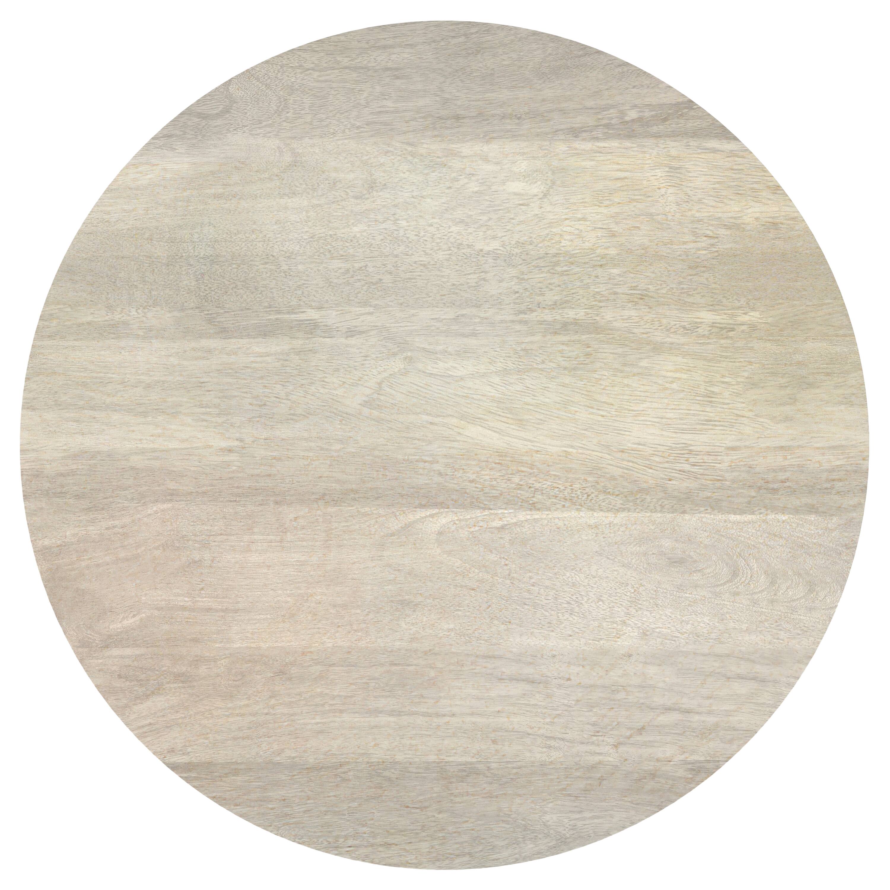 Alt View 1. Simpli Home - Finchley 18 inch Wide Solid Mango Wood Side Table in White Wash - White Wash.