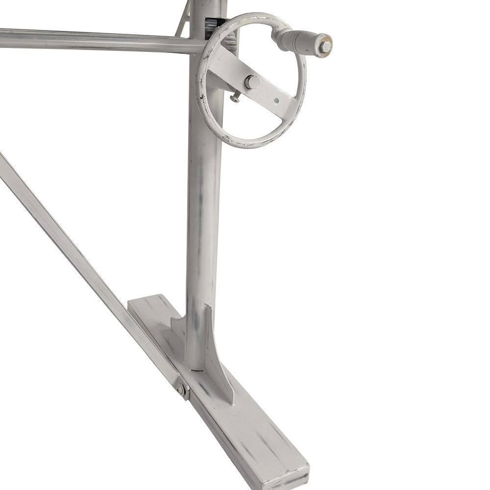 Alt View 3. Carolina Chair & Table - Brio Sit or Standing Adjustable Desk - Whitewash - Whitewash.