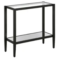 Camden&Wells - Hera Rectangular Side Table - Blackened Bronze - Angle_Zoom