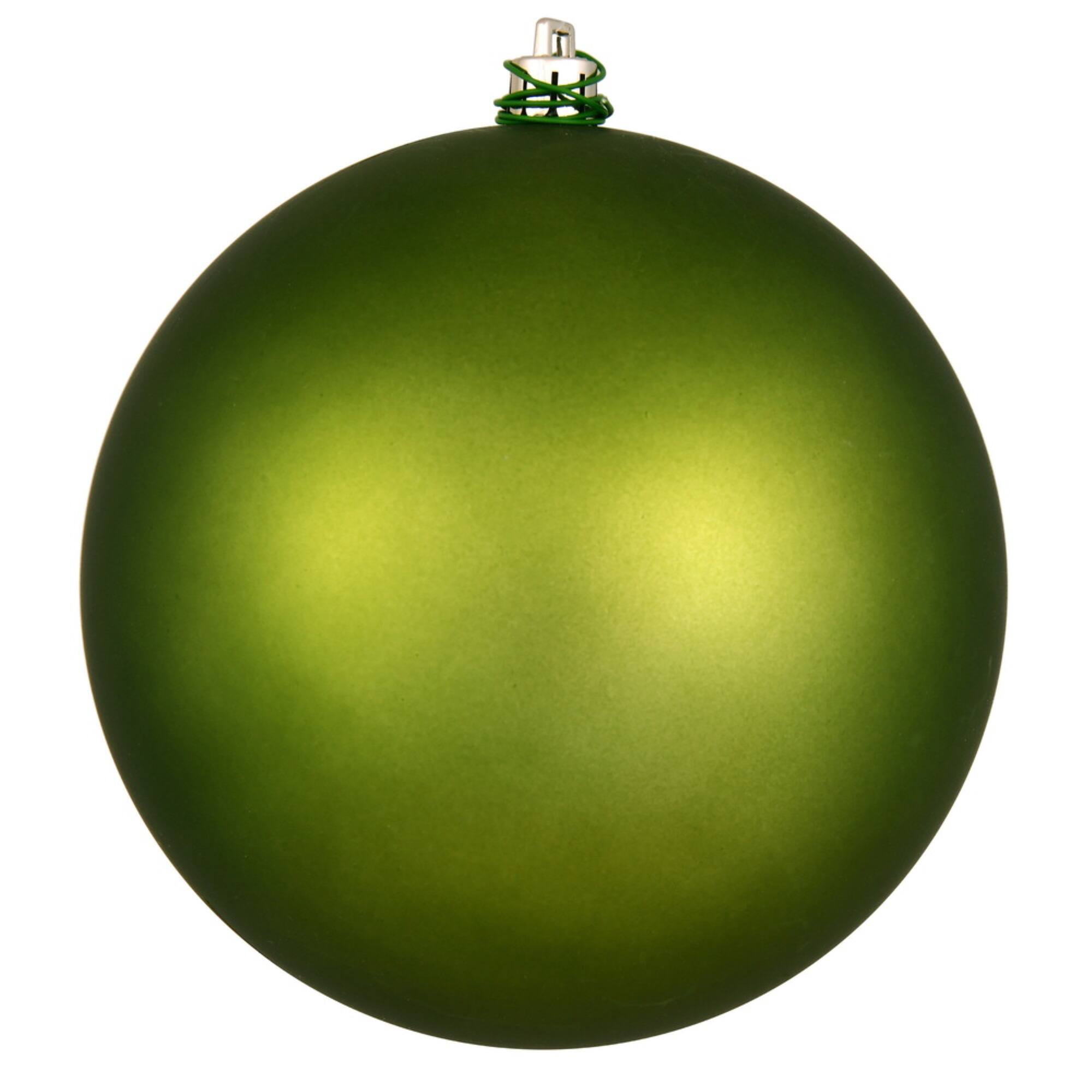 Front. Vickerman - 12" Juniper Matte Ball UV Drilled - Juniper Green.