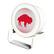 Front. Keyscaper - Buffalo Bills Linen Print Nightlight Charger & Bluetooth Speaker - White.