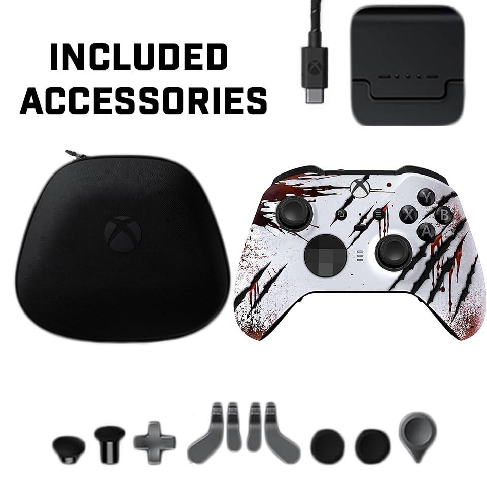 INCLUDED ACCESSORIES: Y X A B +J +