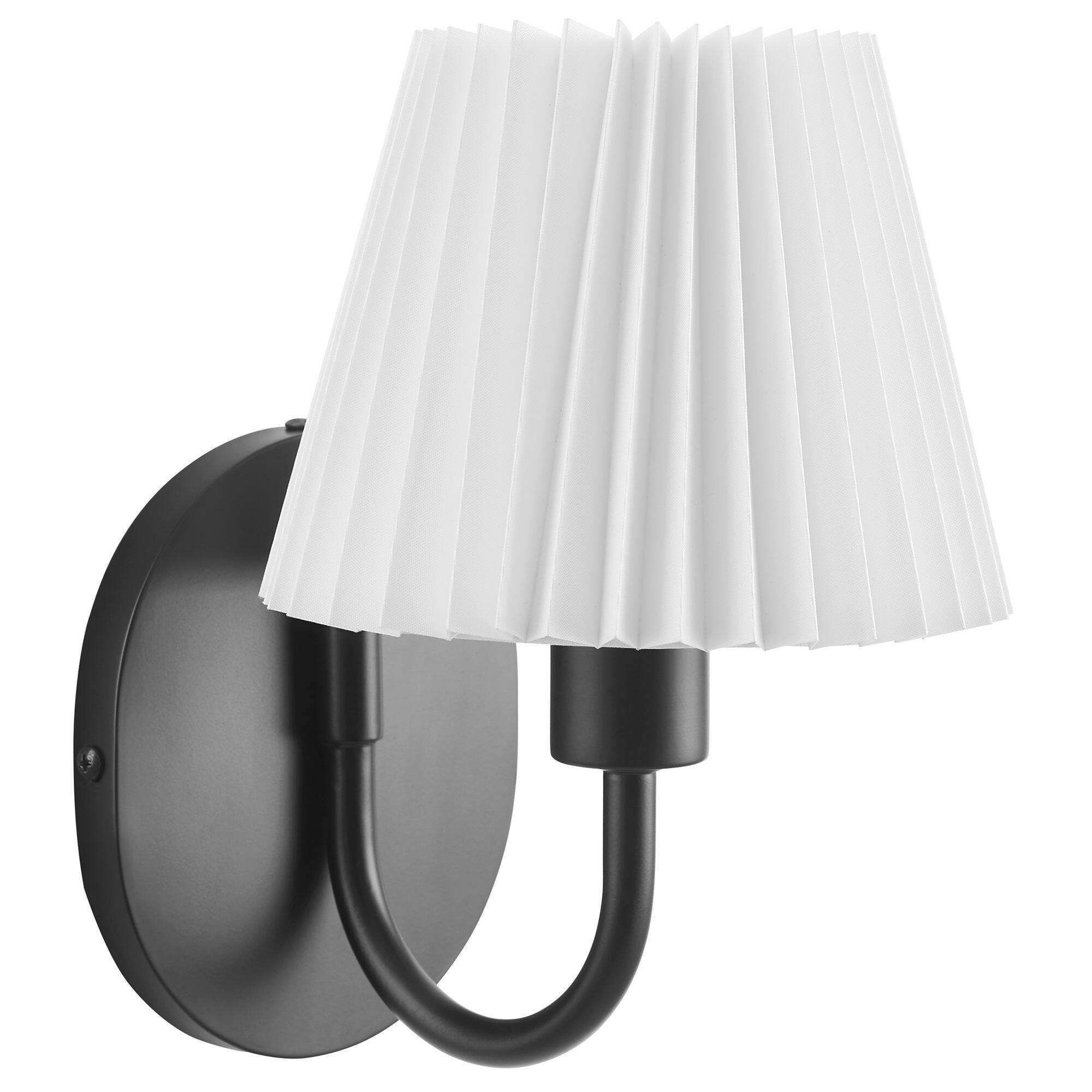 Angle. Modway - Wave Wall Sconce by Modway - Black.