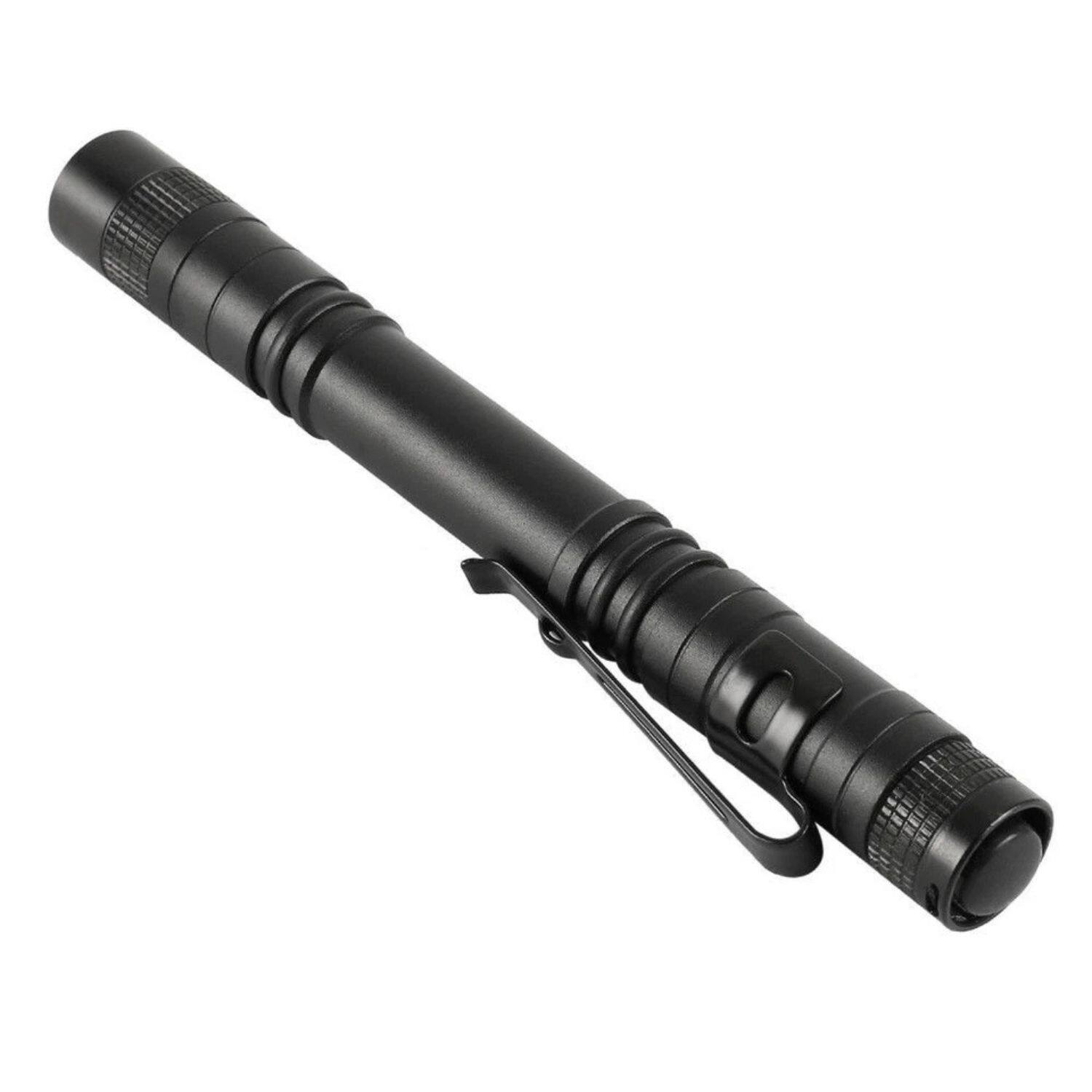 Alt View 3. Home Collection - 10 Pack Mini LED Flashlight Penlight with Pocket Clip – Portable Handheld Torch Lamp.