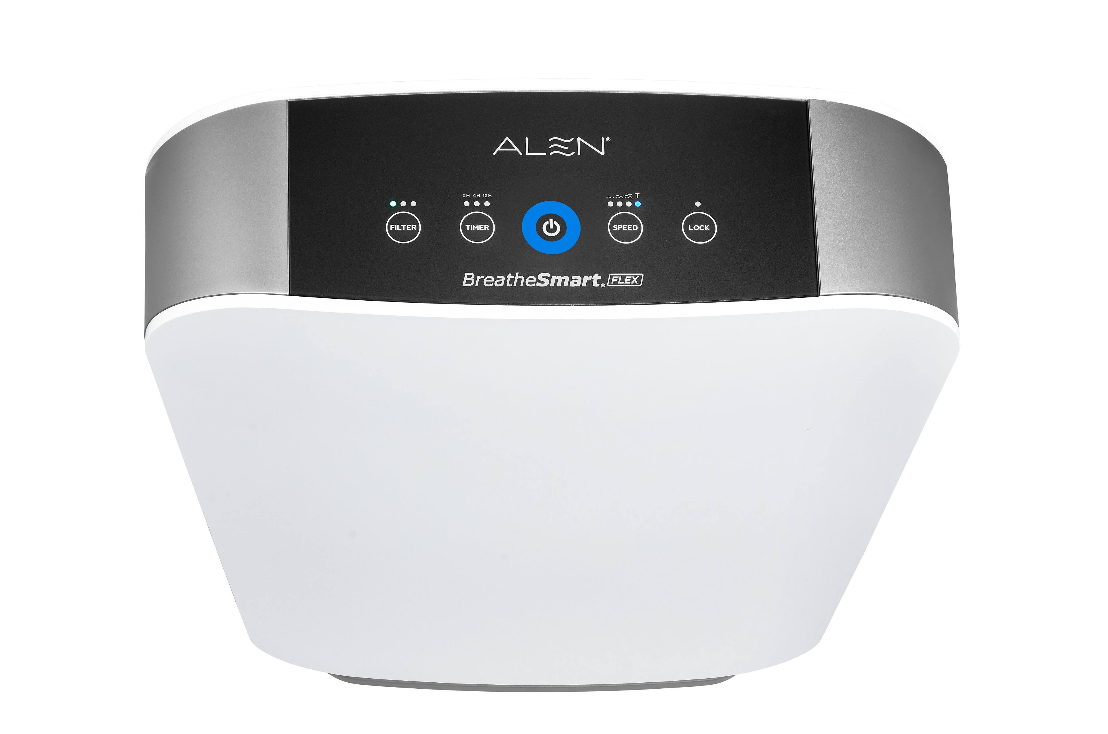 Left. Alen - BreatheSmart FLEX 700 SqFt Air Purifier with Pure HEPA Filter for Allergens, Dust & Mold - White.