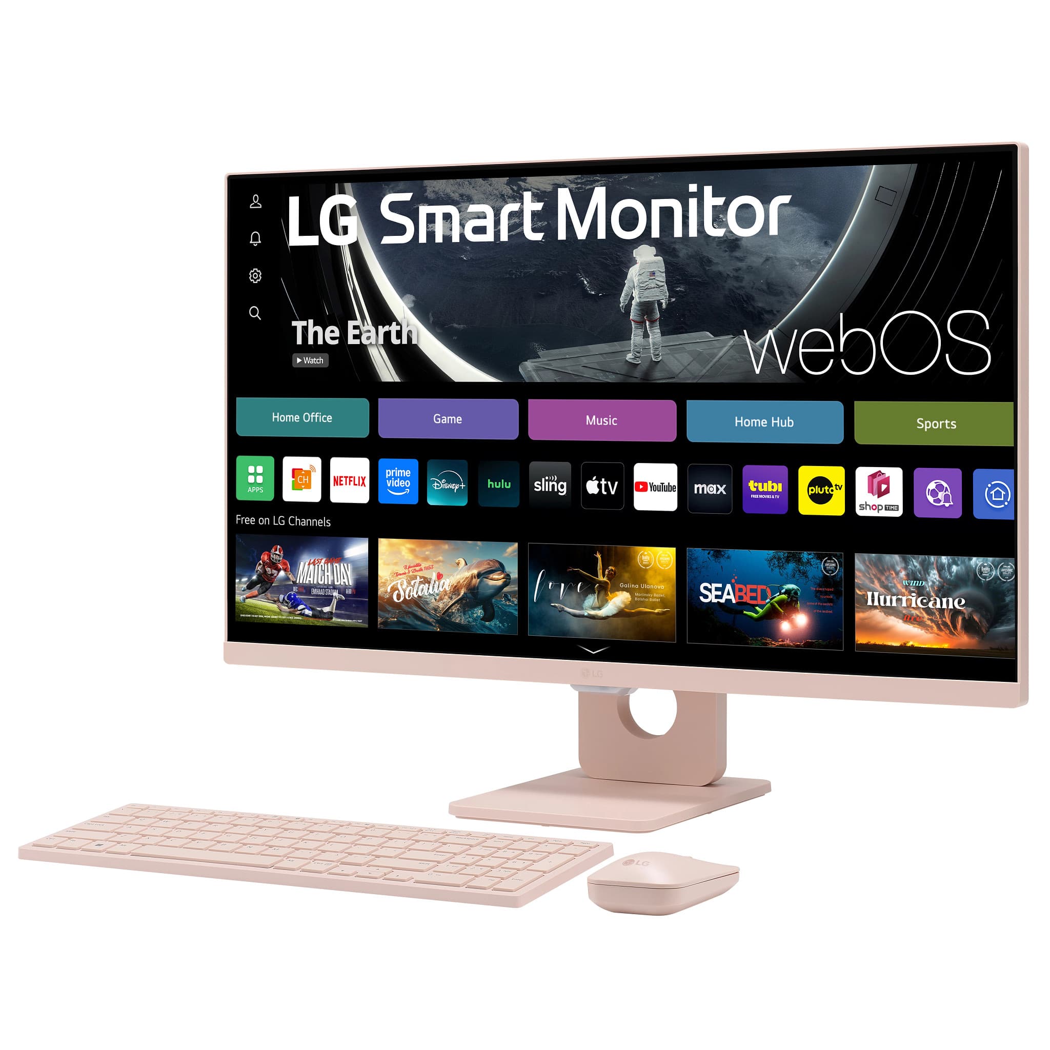 LG Smart Monitor
webOS
The Earth
Watch
Home Office
Game
Music
Home Hub
Sports
Free on LG Channels
Netflix
prime video
Disney+
hulu
sling tv
tv
YouTube
max
tubi
shop
MAICHOAY DAY
Sotatia
SEABED
BMA
Hurricane
OL