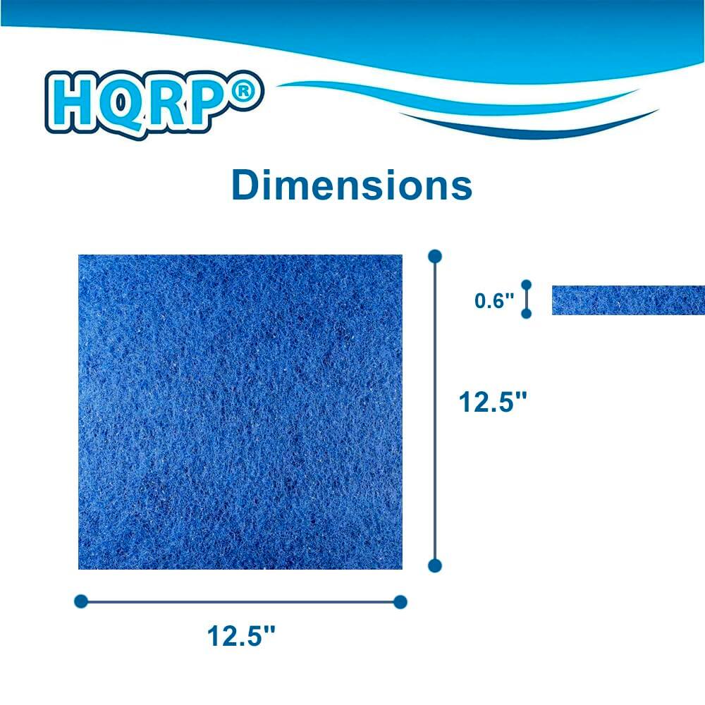 HQRP Dimensions  
0.6" x 12.5" x 12.5"