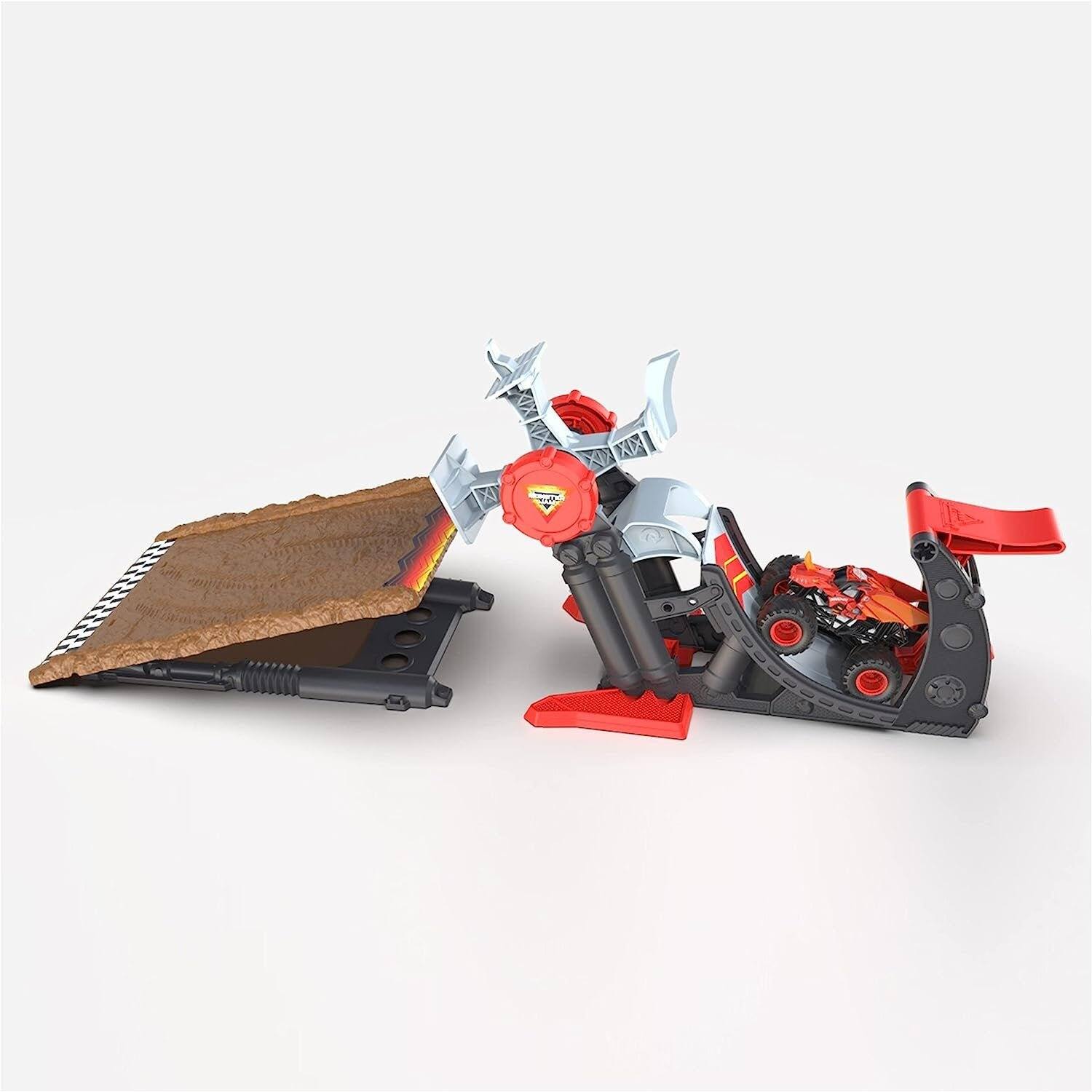 Alt View 1. Monster Jam - Monster Jam, Official Bakugan Dragonoid Stunt Dial Playset with Exclusive 1:64 Die-Cast Truck - Multicolor.
