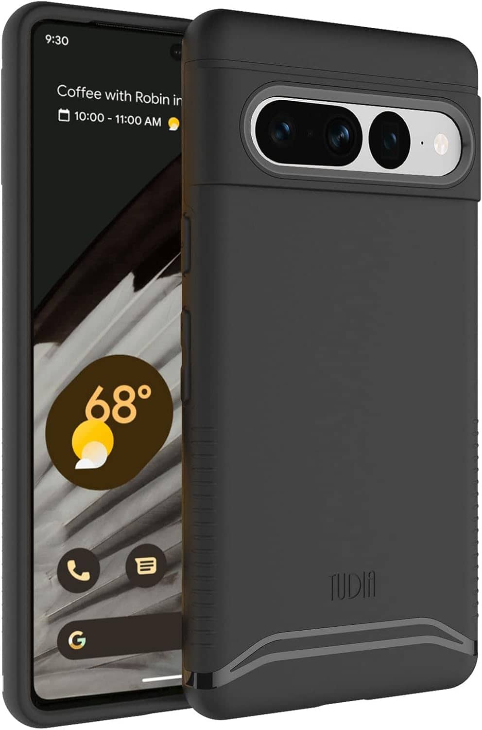 TUDIA - Merge for Google Pixel 7 Pro Case 2022 Military Grade - Matte Black