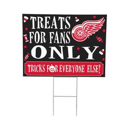 Evergreen Enterprises - Detroit Red Wings 18" x 24" Halloween Treats Outdoor Yard Sign - Multicolor