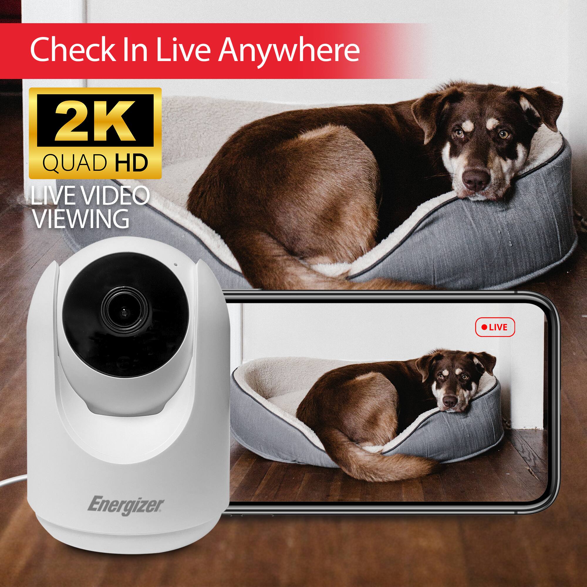 Check In Live Anywhere

2K QUAD HD LIVE VIDEO VIEWING

Energizer

LIVE