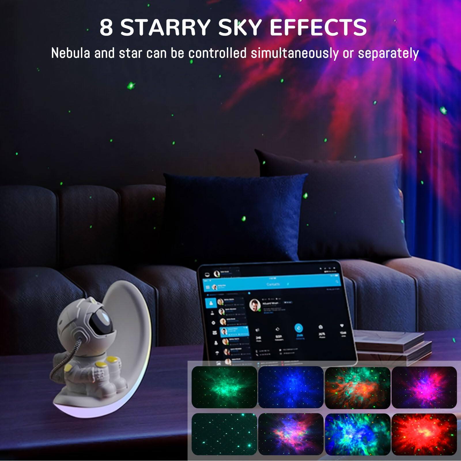 The Best Inks Astronaut Galaxy Projector Star Light Nebula Spaceman ...