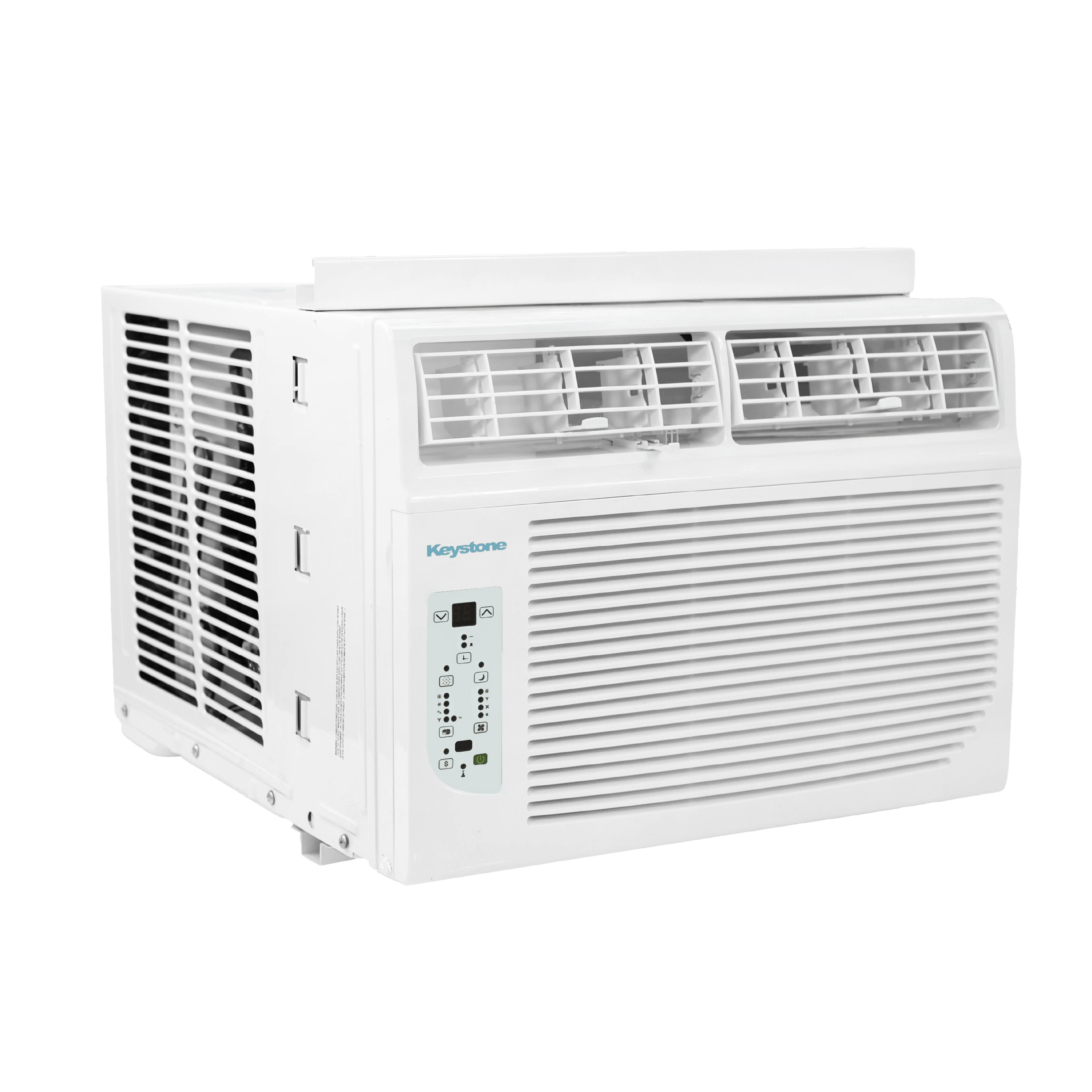 Alt View 13. Keystone - Keystone 12,000/11,600 BTU 230V Window Air Conditioner with 11,000 BTU Supplemental Heat Function - White.