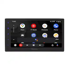 Pioneer - 6.8" Apple CarPlay/Android Auto Bluetooth Digital Media (DM) Receiver with backup camera input - Black