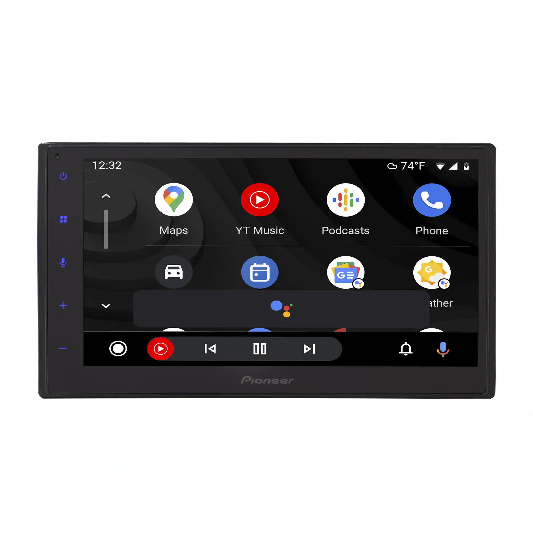12:32 74°F Maps YT Music Podcasts Phone GE + ather 4 D0 DI Pioneer