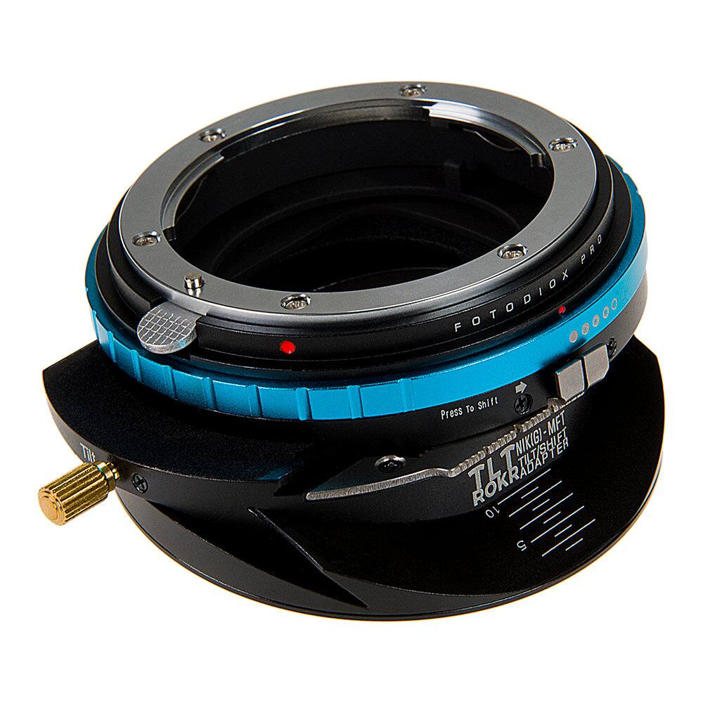 FOTODIOX PRO  
Press To Shift  
TILT SHIFT  
Nikon-MFT Adapter  
Tilt Rokr Adapter  
0.1  
S