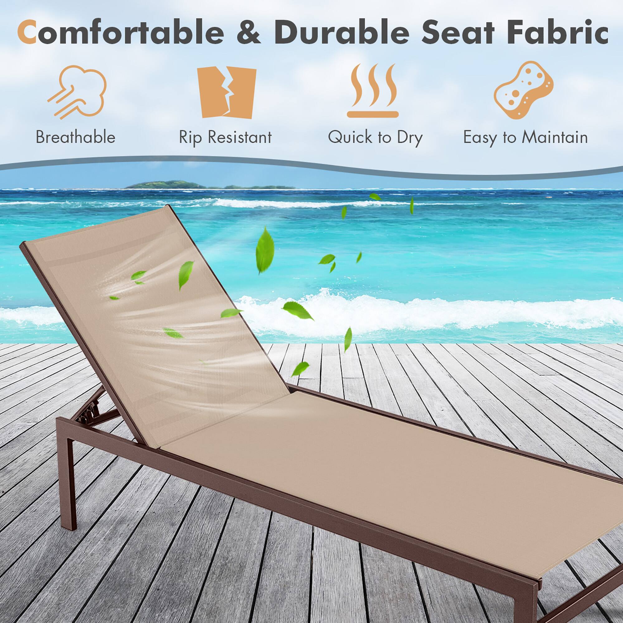 Comfortable & Durable Seat Fabric
Breathable
Rip Resistant
Quick to Dry
Easy to Maintain