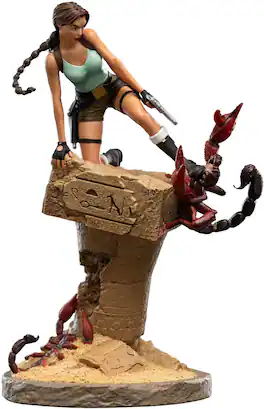 Weta Workshop - Polystone - Tomb Raider - Lara Croft: The Ruins of Revelation Minature Statue - COLLECTIBLES - Multicolor