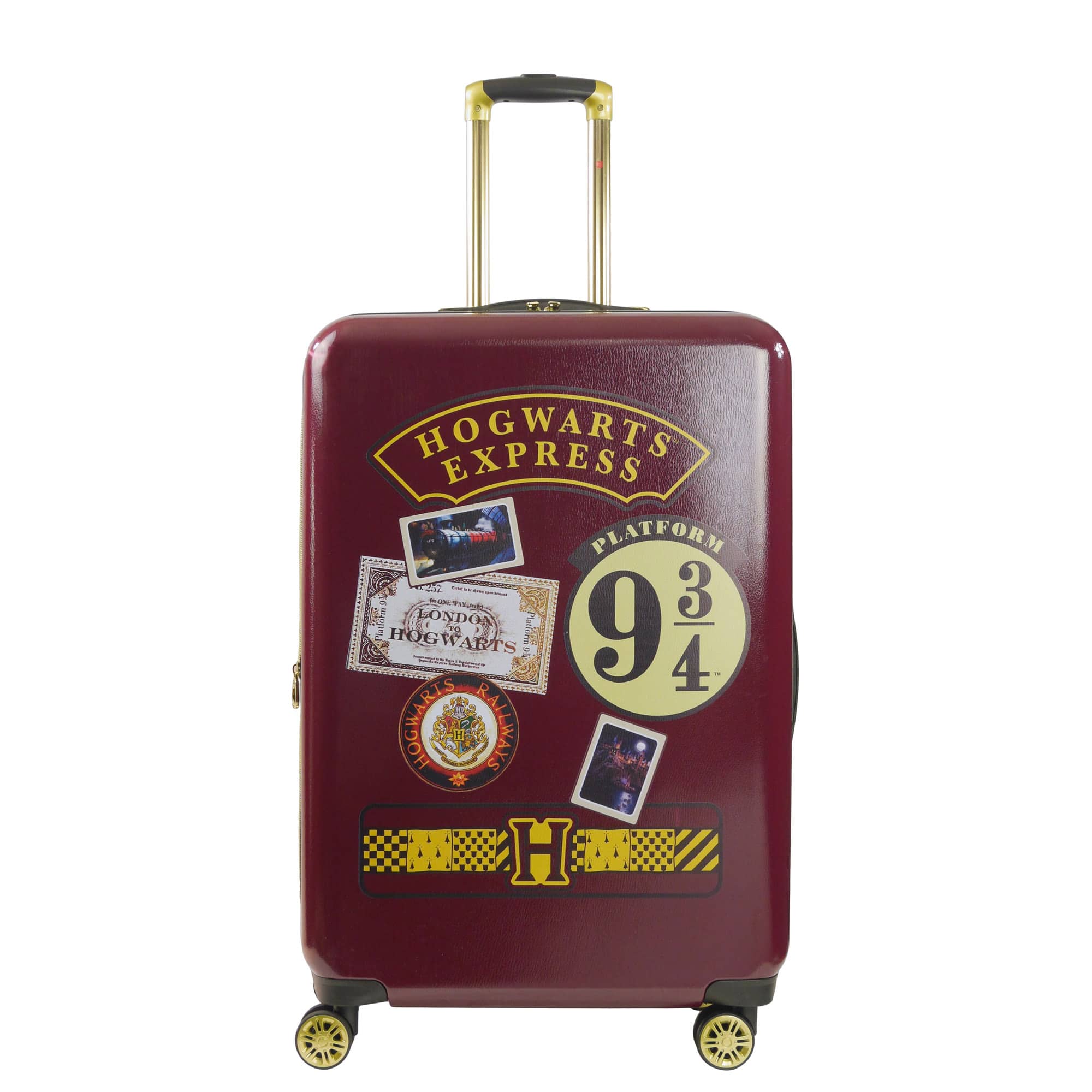 Ful - WB Harry Potter Hogwart Express Hardside Printed Abs 29 Inch Luggage - Burgundy