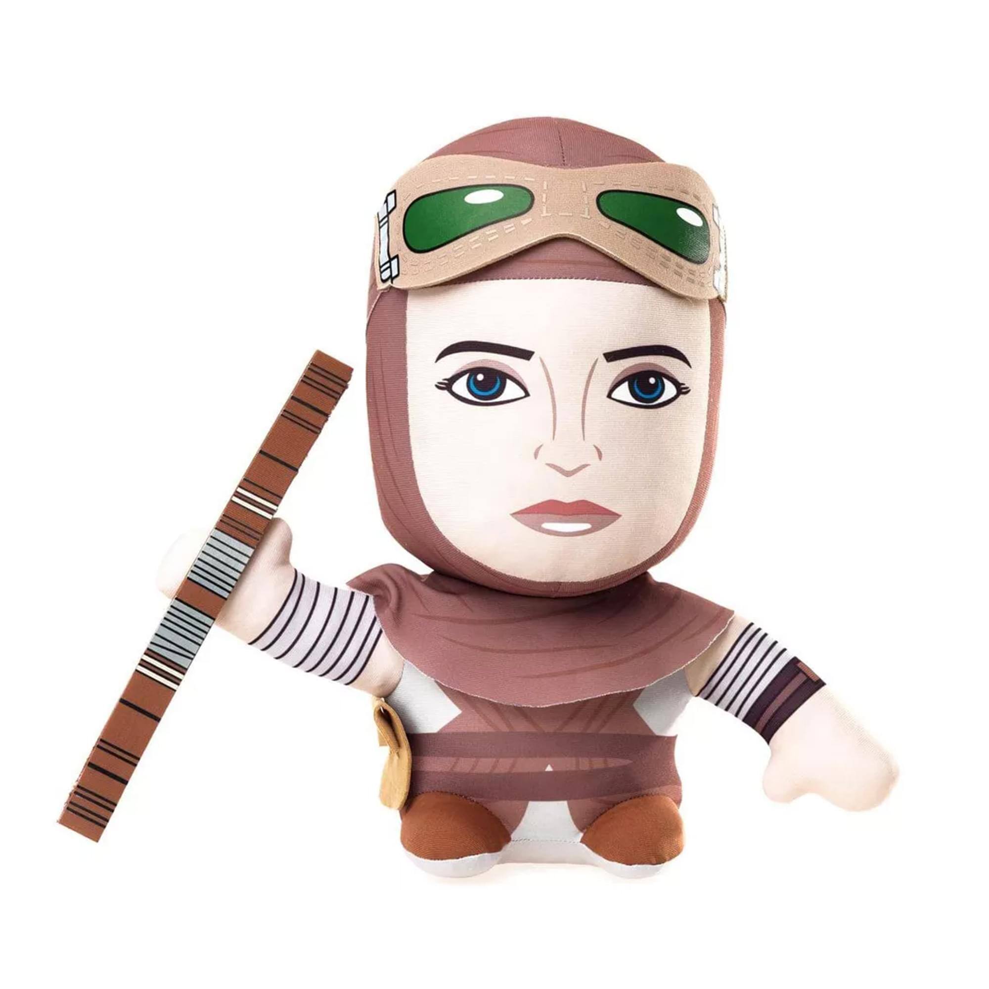 Front. Star Wars - Star Wars 12" Super-Deformed Plush: Rey - White.