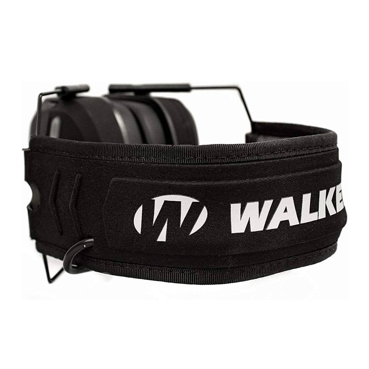 Back. Walkers - Walkers Razor Quad Electronic Black and Large Muffs with Protection Case Bundle - Black.