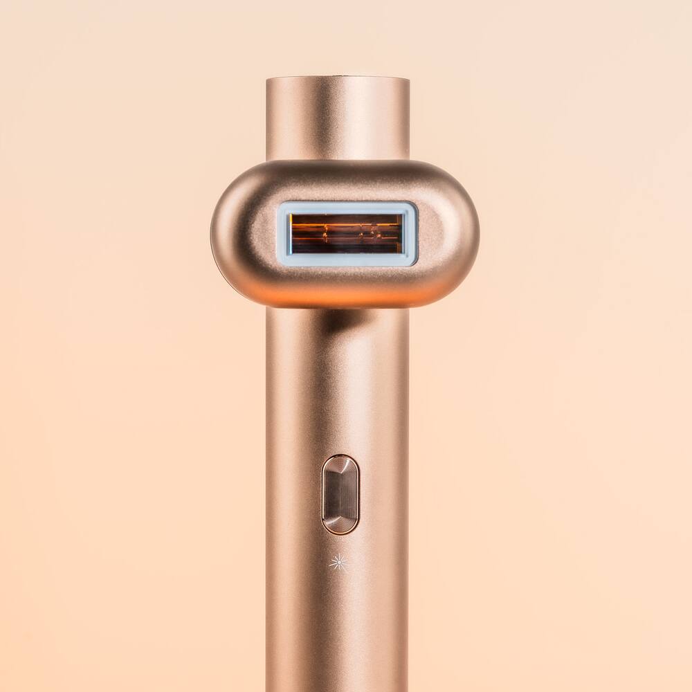 Left. Wakse - Sapphire Cooling IPL Hair Removal Machine, Gold - Gold.