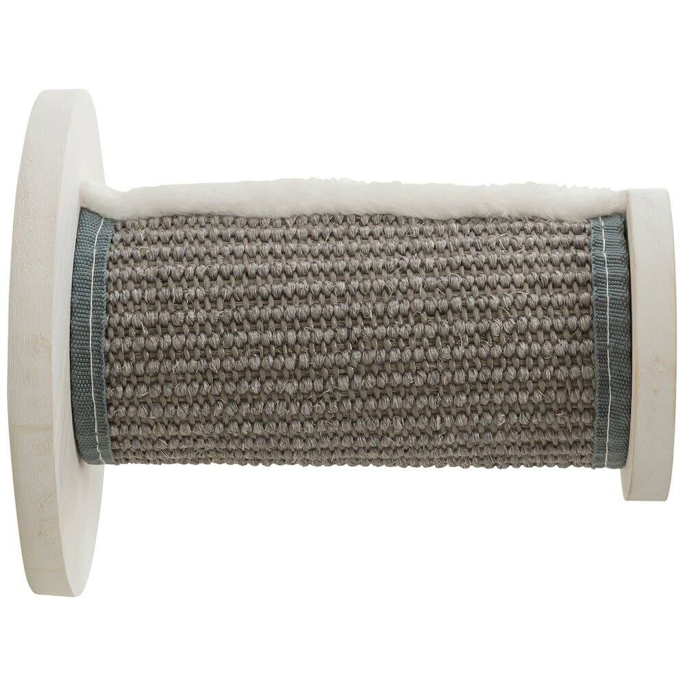 Back. TRIXIE - Wall Set 3 Wall Mounted Sisal Cat Perch System with 3 Scratcher Step - White/Gray.