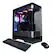 Front. CyberPowerPC - Gaming Desktop - AMD Ryzen 7 9800X3D 2024 - NVIDIA GeForce RTX 5070 12GB - 32GB DDR5 Memory - 2TB SSD Storage - Black.