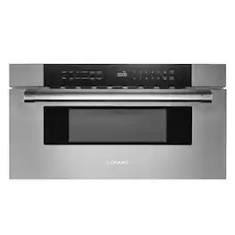COSMO - COS-MWD3012GSS 30 in. Haven Collection 1.2 cu. ft. Built-in Microwave Drawer, Presets, Touch Controls, Defrosting Rack - Stainless Steel