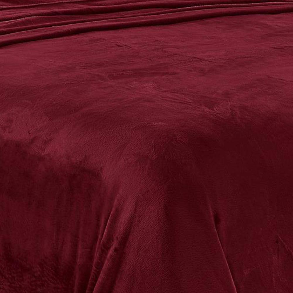 Alt View 2. Plazatex - Lavana Microplush Ultra Premium All Season Soft Brushed Sheet Sets, Twin, Burgundy - Burgundy.