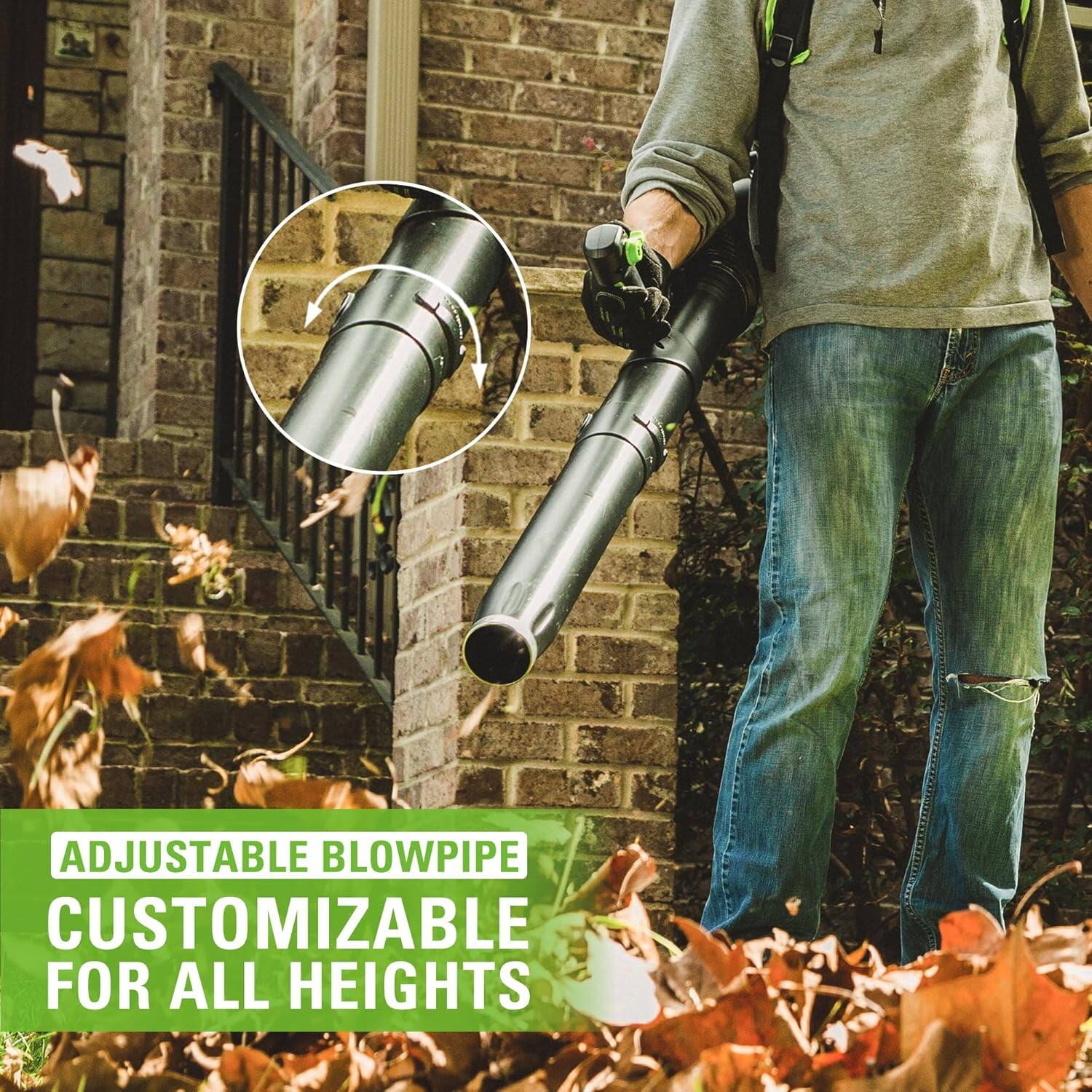 ADJUSTABLE BLOWPIPE  
CUSTOMIZABLE FOR ALL HEIGHTS