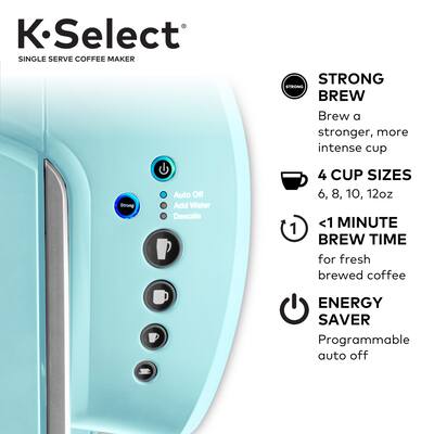 Keurig K Select Single Serve K Cup Pod Coffee Maker Oasis