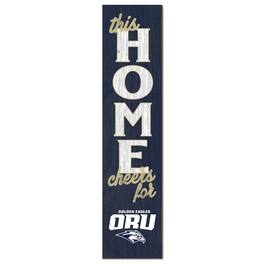 Jardine - Oral Roberts Golden Eagles 12" x 48" This Home Leaner - Navy