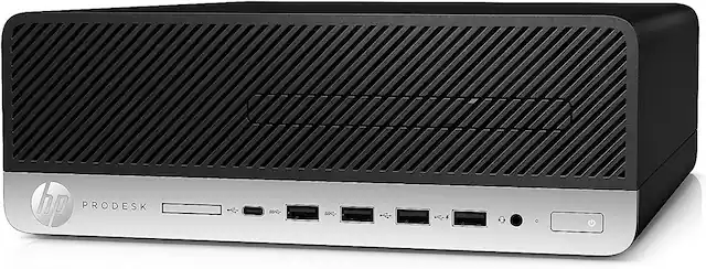 Front. HP - HP ProDesk 600G4 SFF Intel i7-8700 32GB 1TB SSD Windows 11 Pro - Black.