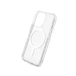 Qixxronics - for iPhone 15 Pro Max Magnetic Case Shockproof Phone Cover Compatible with Wireless Charging for iPhone 15 Pro Max - Clear